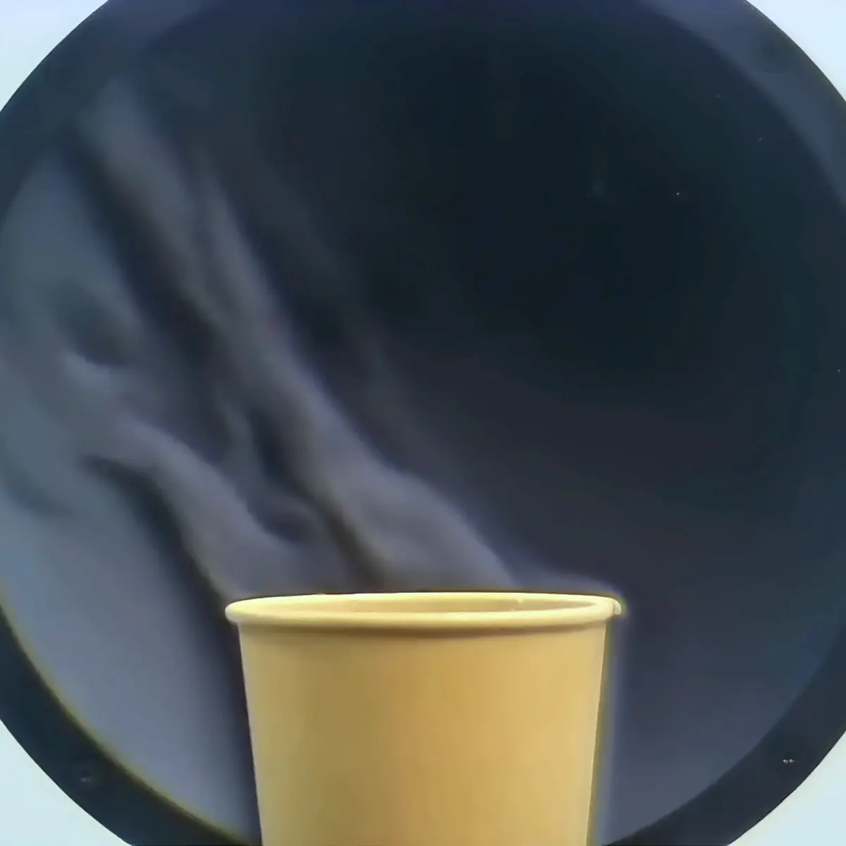 Warm air rising from hot water, visualized by PSA02